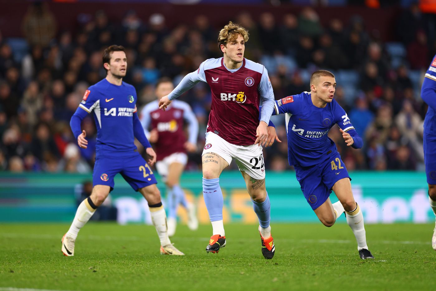 Aston Villa faced Chelsea in an FA Cup fourth round replay on Wednesday night.