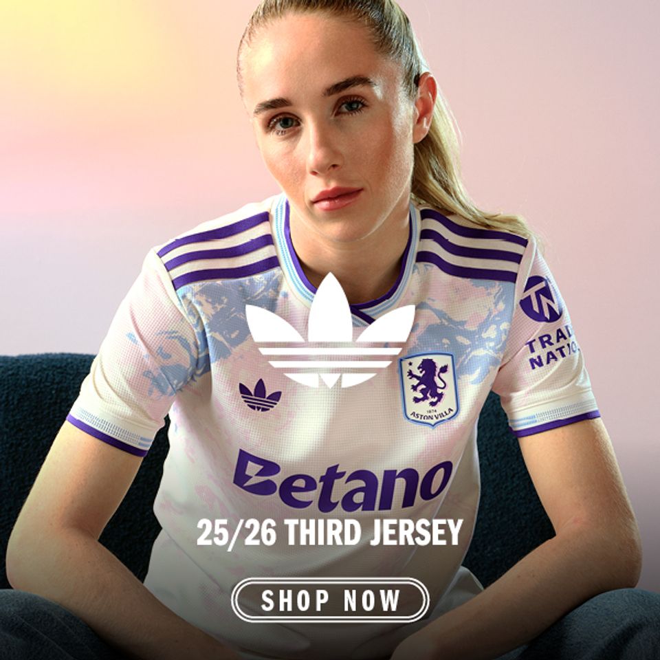 Villans sport the new adidas third kit